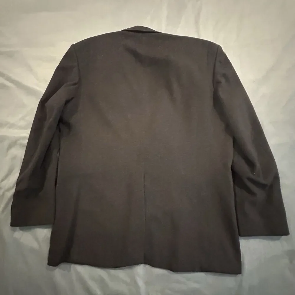 Ron Chereskin Premier Blazer Mens 44R Camel Hair Blend Two Button Sport Coat